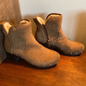 UGG heeled, warm stylish boots.